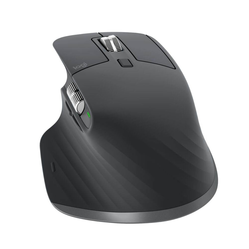 Logitech MX Master 3S (Bluetooth Edition) - Ergonomisk mus - Optisk - 7 knapper - Grå Mus 910-007501