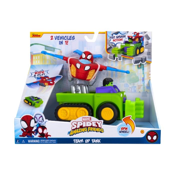 Spidey and His Amazing Friends Spidey Team-Up Tank Legetøjsbil SNF0323