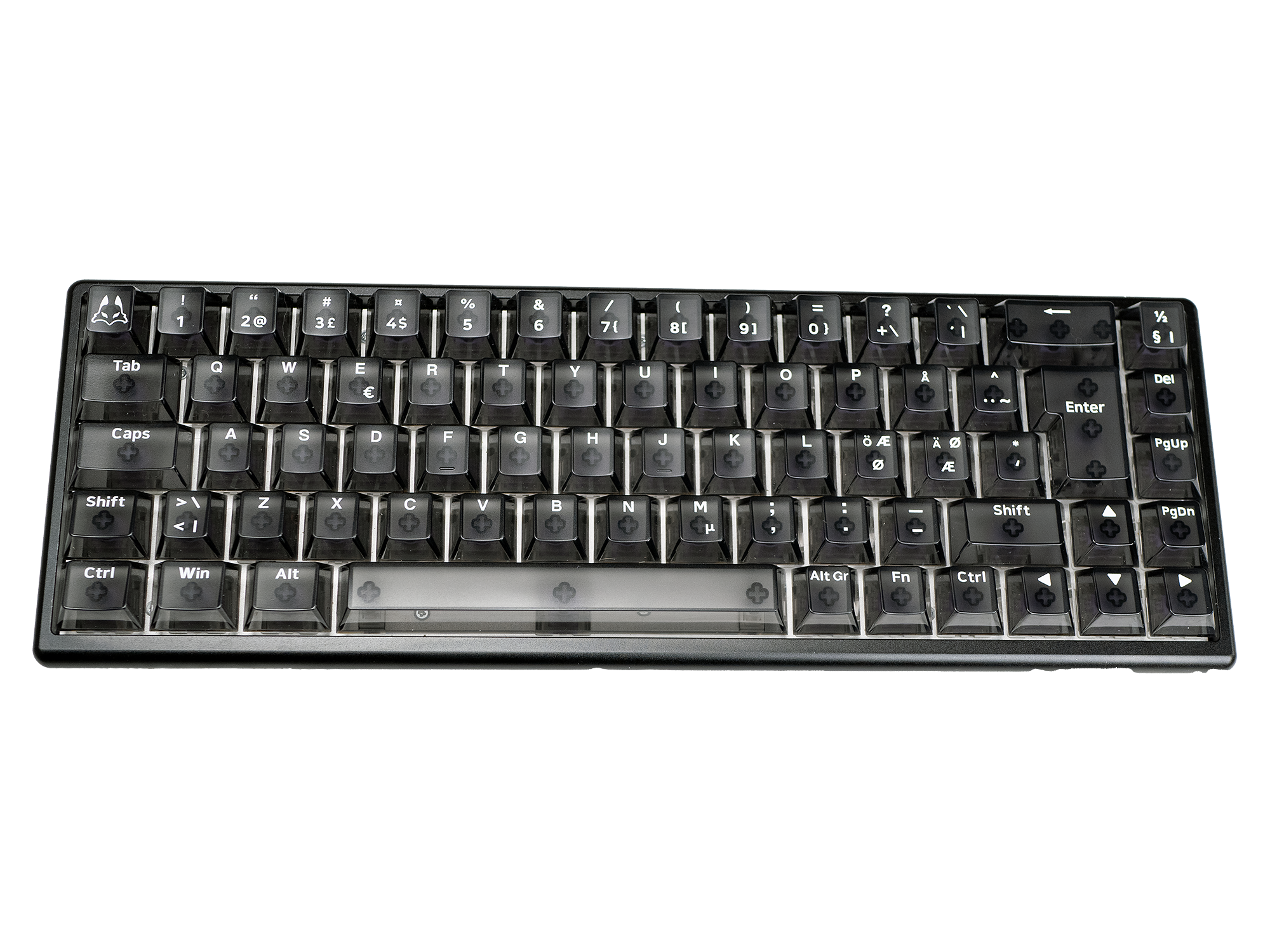 Arbiter Polar 65 HE - Phantom Black - Gaming Tastatur - Uden Numpad - Nordisk - Sort