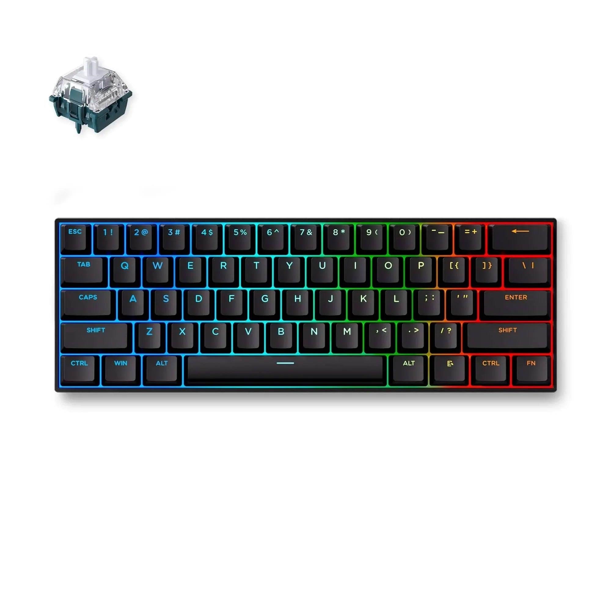 MCHOSE Ace 60 Pro TTC Uranus Magnetic SE Hall Effect - Gaming Tastatur - Uden Numpad - Amerikansk engelsk - Sort Tastatur Ace60-5A
