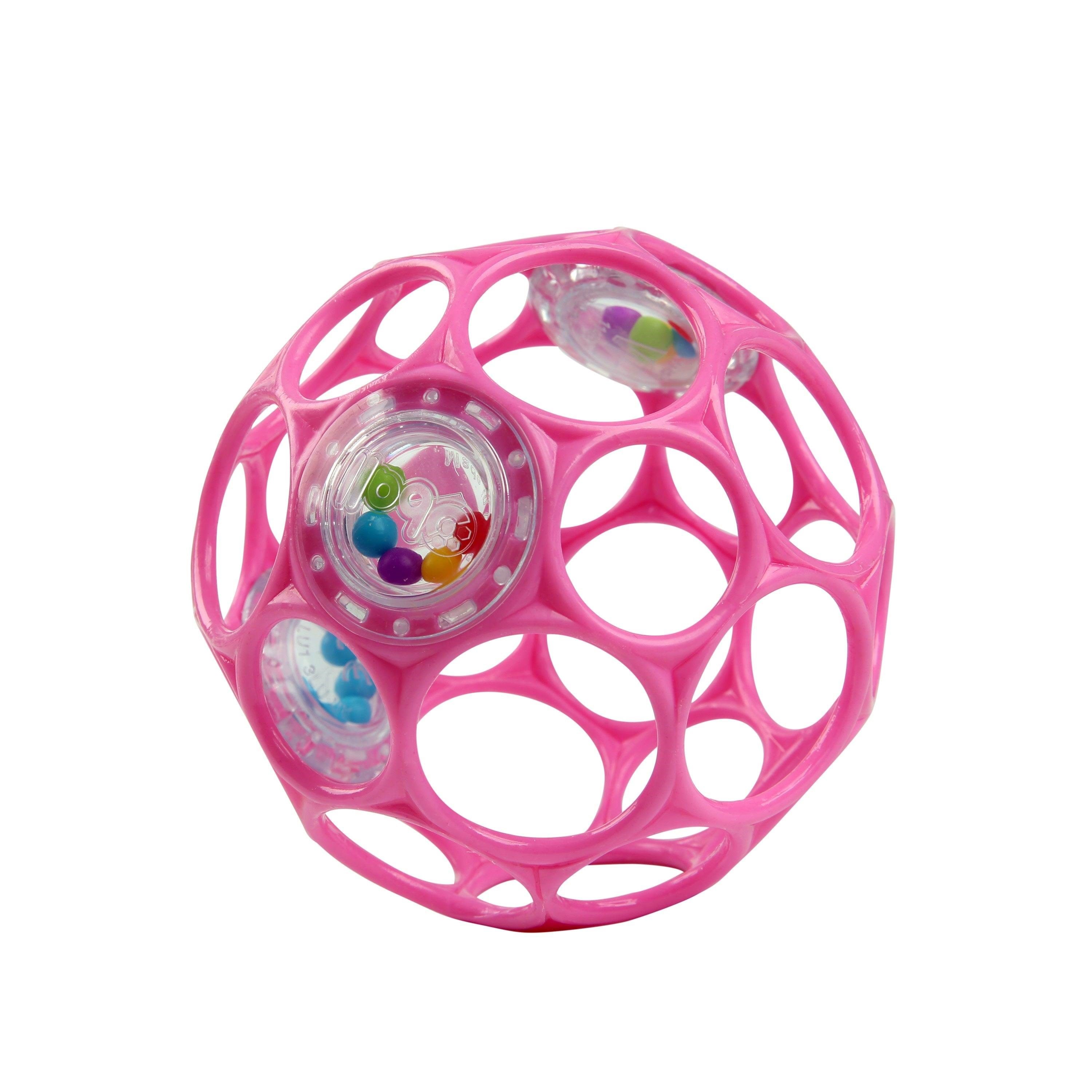 Oball Easy Grasp Rattle Pink Babylegetøj 12030