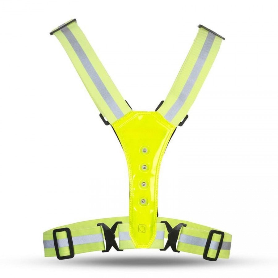 Pro Sport LED Refleksvest med LED Lys til Løb, Cykling & Træning Gadget 10082