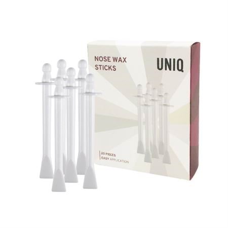 UNIQ Næse Voks Sticks - 20 påførings pinde til Hårfjerning af Næsehår Kropspleje 5191-1