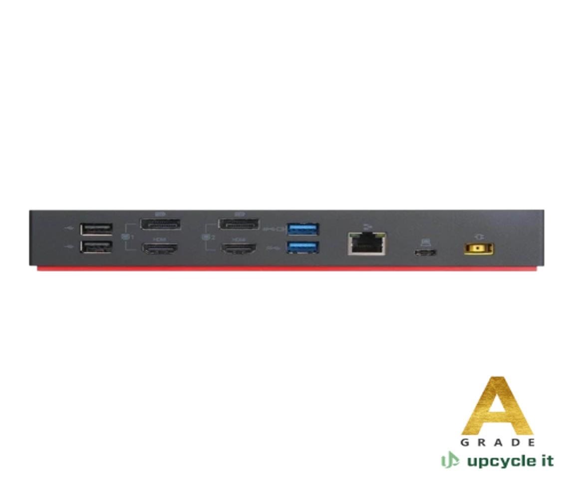 Lenovo Refurbished ThinkPad Hybrid USB-C Dock Docking Station 40AF0135EU-08