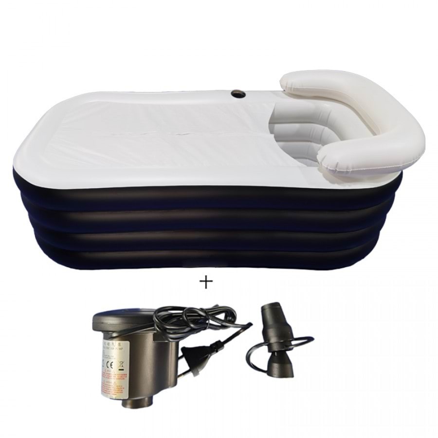 Pro Airtub - Oppusteligt Badekar til voksne - Mørkeblå Gadget 5713895043599