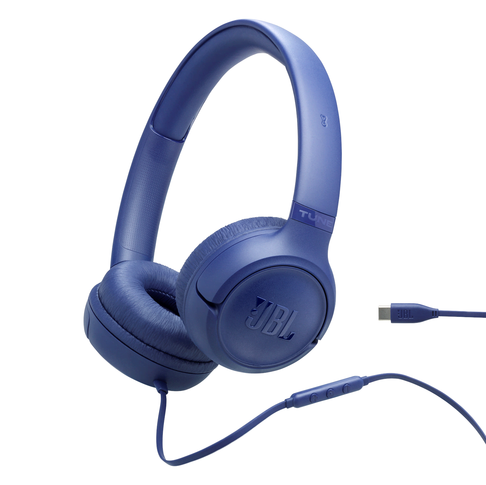 JBL Tune 530C Wired USB-C On-ear Headphones Blue Hovedtelefoner Og Headset Blå JBLT530CBLU