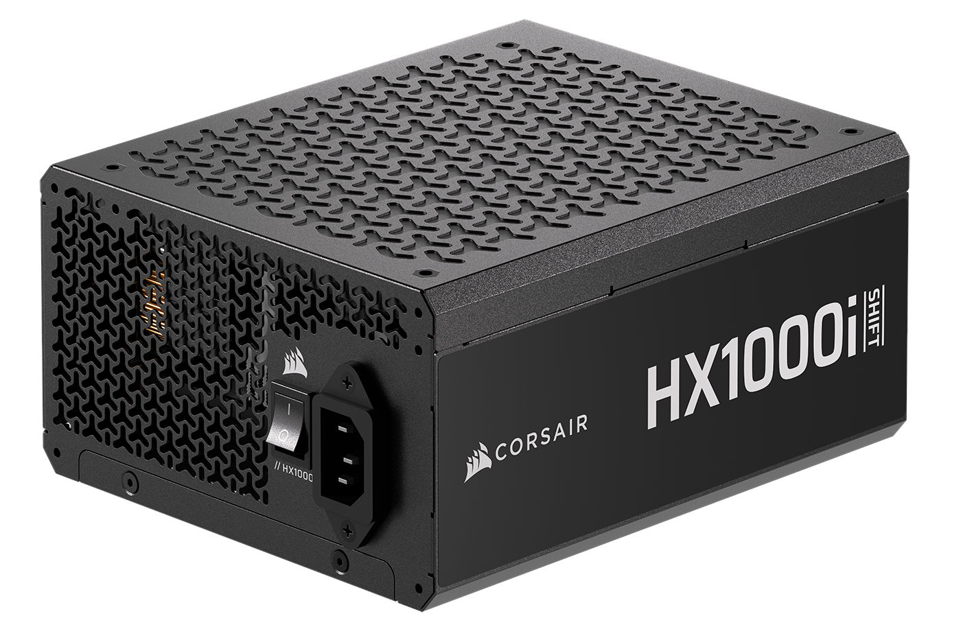 Corsair HX1000i SHIFT Strømforsyning - 1000 Watt - 140 mm - ATX 3.1 - 80 Plus Platinum certified Strømforsyning Sort CP-9020265-EU