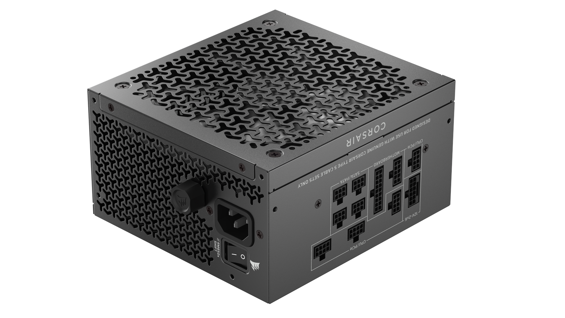 Corsair RM850x Shift Strømforsyning - 850 Watt - 140 mm - ATX 3.1 - 80 Plus Gold certified Strømforsyning Sort CP-9020299-EU