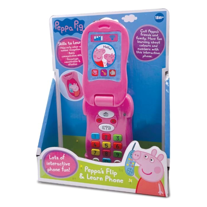 Peppa Pig Flip and learn phone (Nordic) Babylegetøj PP064L
