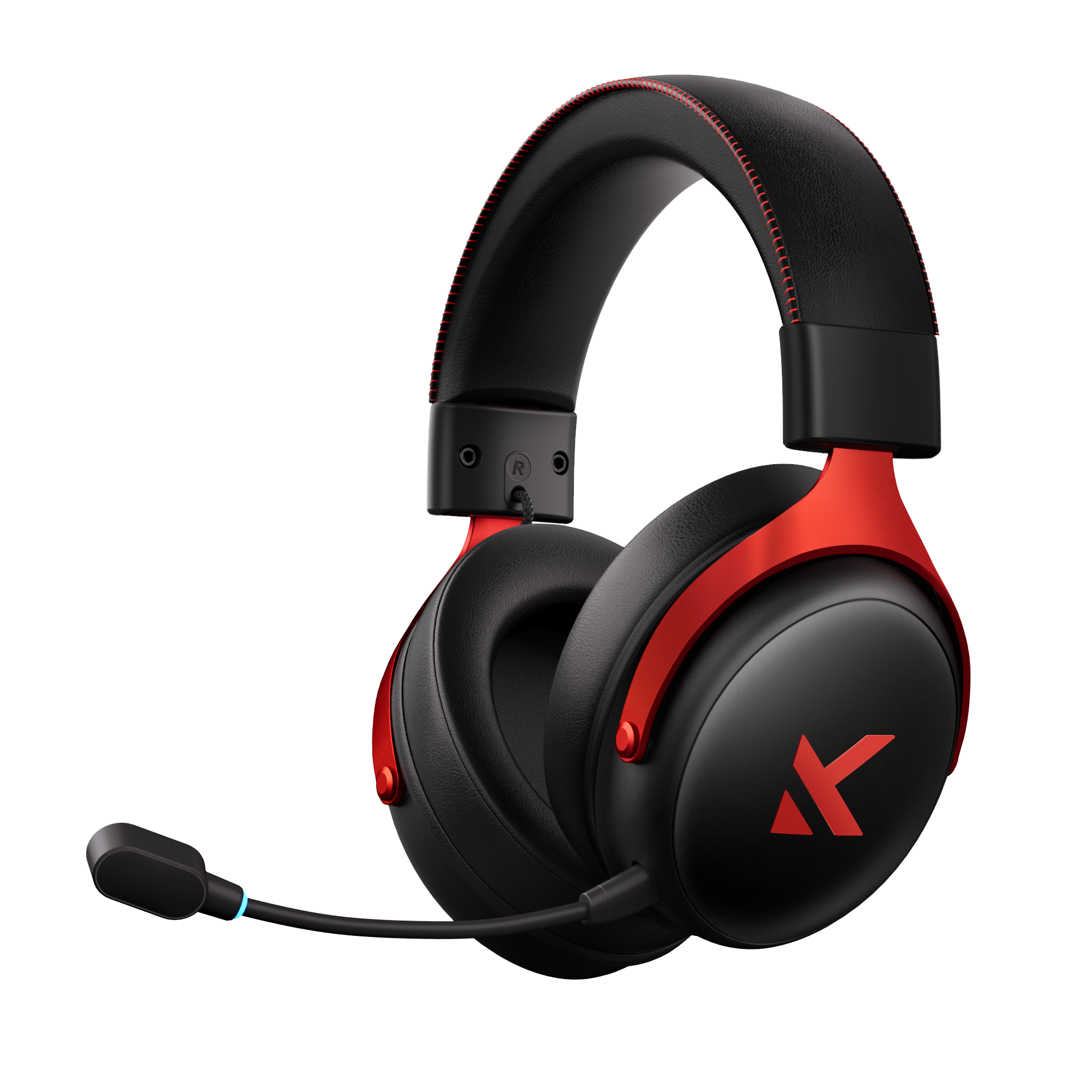 MCHOSE V9 Pro Wireless Gaming Headset Black Red Hovedtelefoner Og Headset Sort HW-V9-4