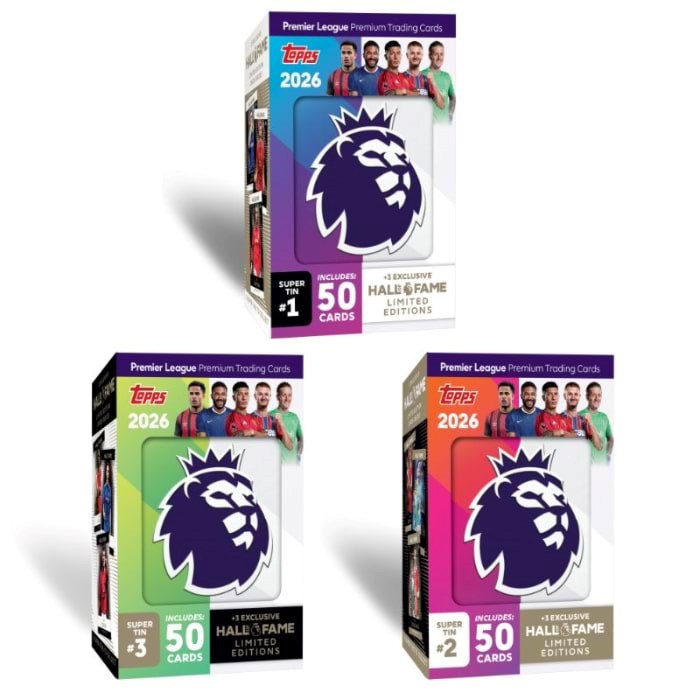 Topps Premier League Super Tin Assorted