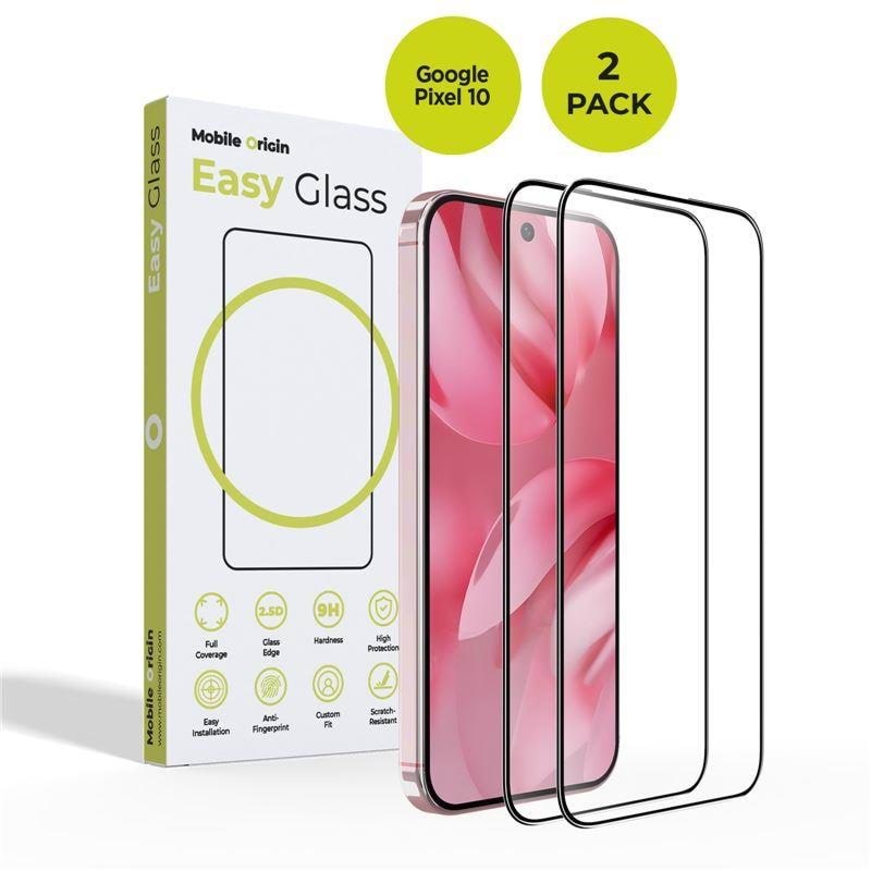 Mobile Origin EasyGlass Google Pixel 10 - 2 pack Beskyttelsesglas FRL-EG-GP10-2pk