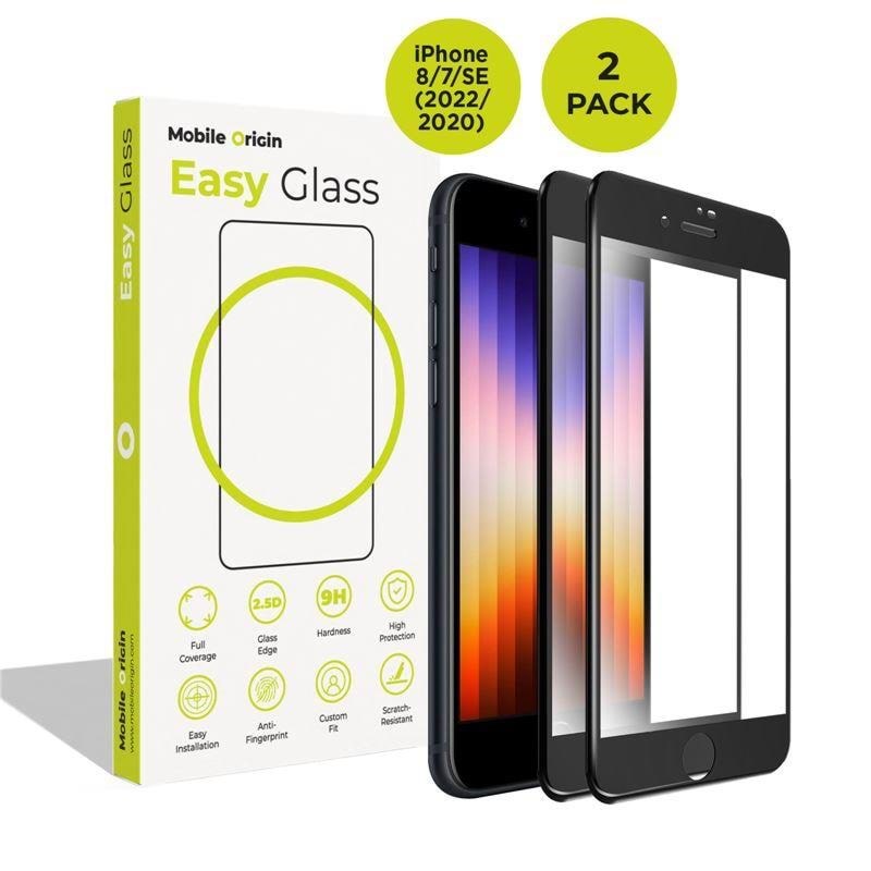 Mobile Origin EasyGlass iPhone 8/7/SE (2022/2020) - 2 pack Beskyttelsesglas FRL-EG-iSE2022-2pk