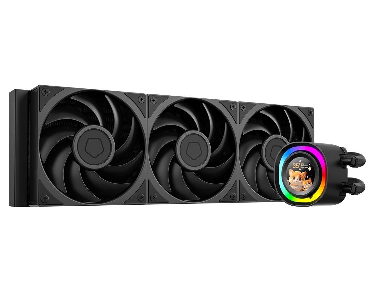 ID-Cooling FX360 LCD PE - CPU Vandkøling - Max 25 dBA Cpu Køler Sort