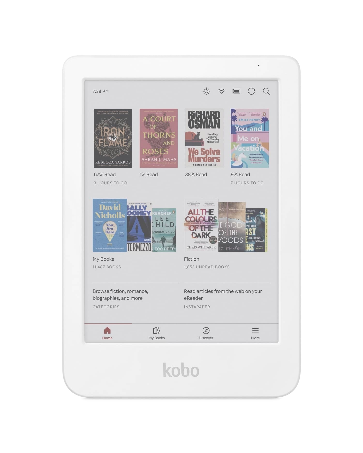 Kobo Clara Colour - White E Bogslaeser N367-KU-WH-K-CK