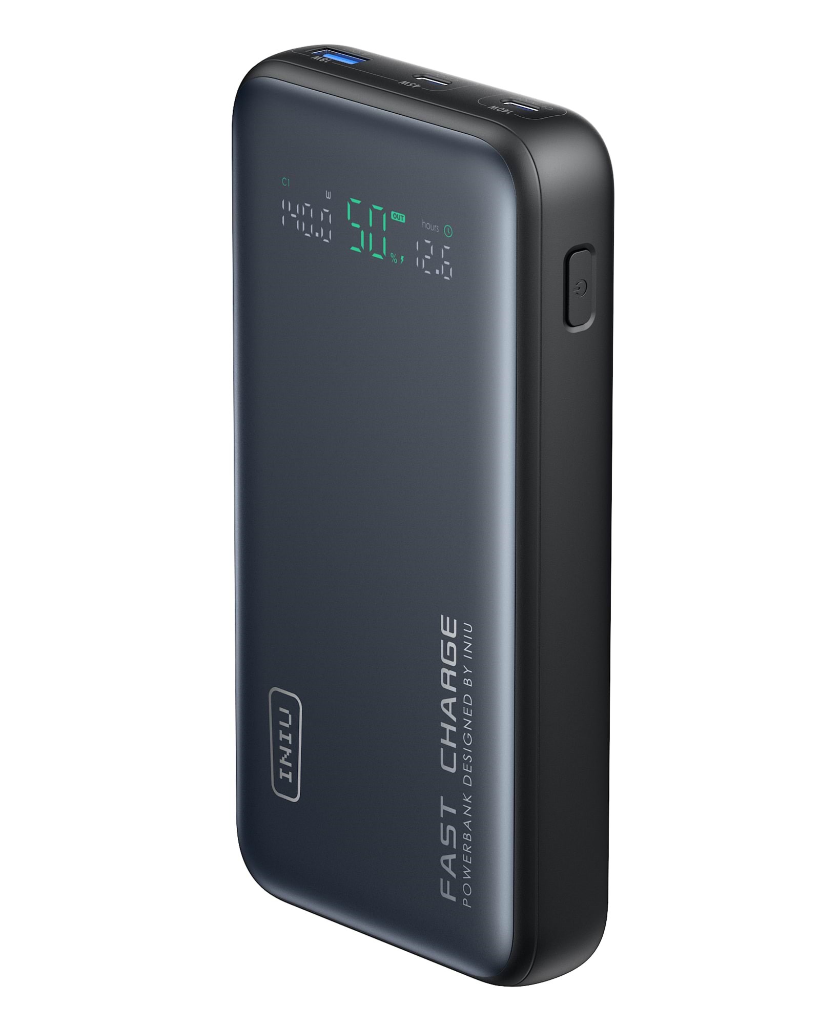 INIU Leopard Power 140W - 25000 mAh Powerbank Grå P64-P1