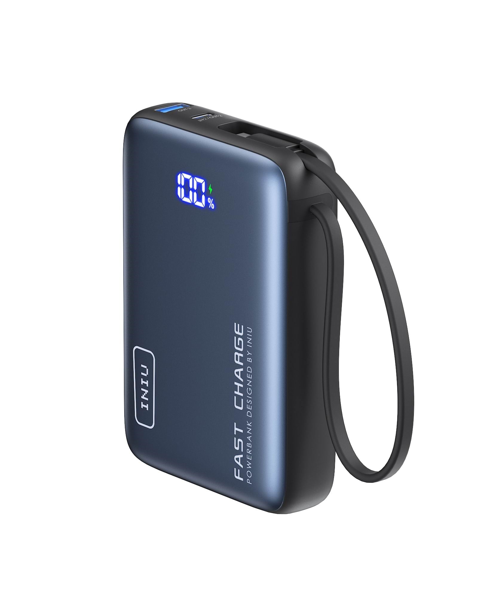 INIU Pocket 20k - 20000 mAh Powerbank Grå P51L-P1