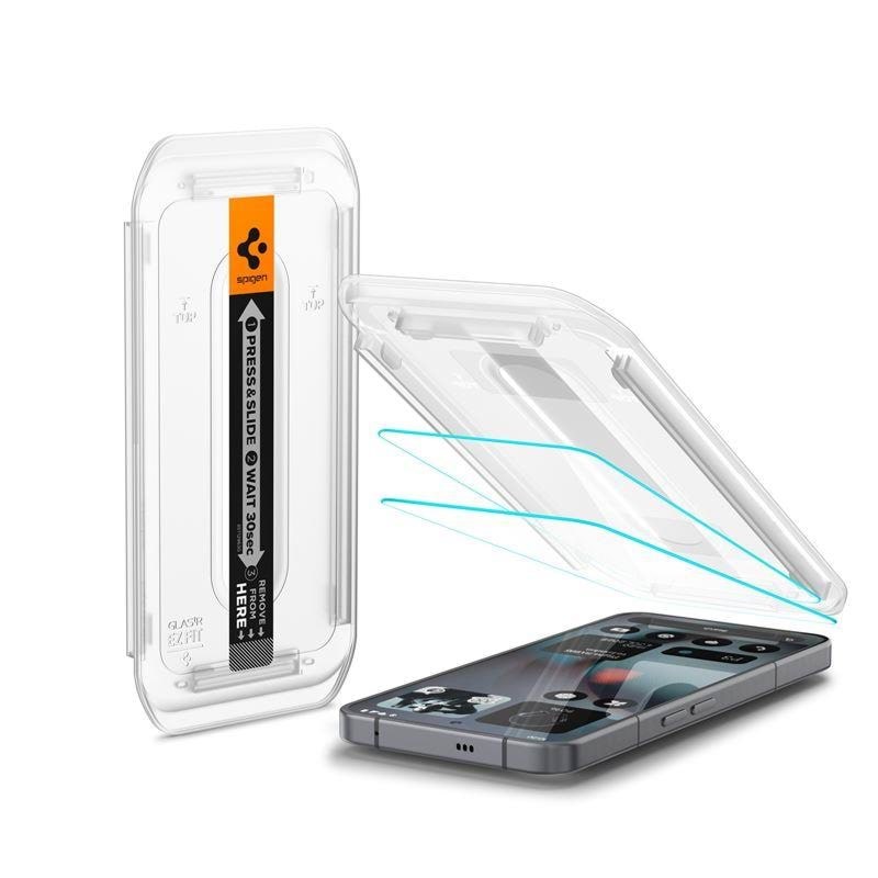 Spigen Glass tR EZ Fit 2 Pack - transparency - Nothing Phone (3) Beskyttelsesglas AGL10165