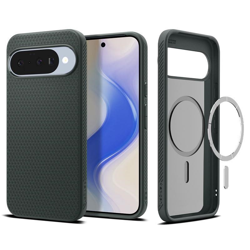 Spigen Liquid Air MagSafe abyss green - Google Pixel 10 Pro/Pixel 10 Mobilcover ACS09696