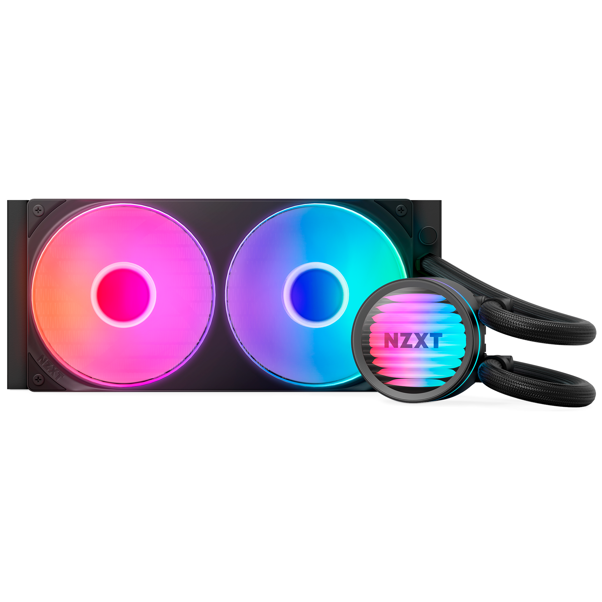 NZXT Kraken Core RGB 240 Black - CPU Vandkøling - Max 32 dBA Cpu Køler Sort med RGB lys RL-KR24C-B1