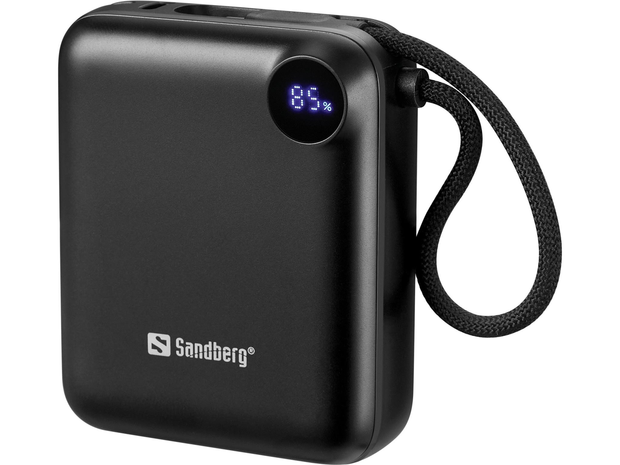 Sandberg Powerbank 10000 PD20W Connect - 10000 mAh Powerbank Sort 421-26