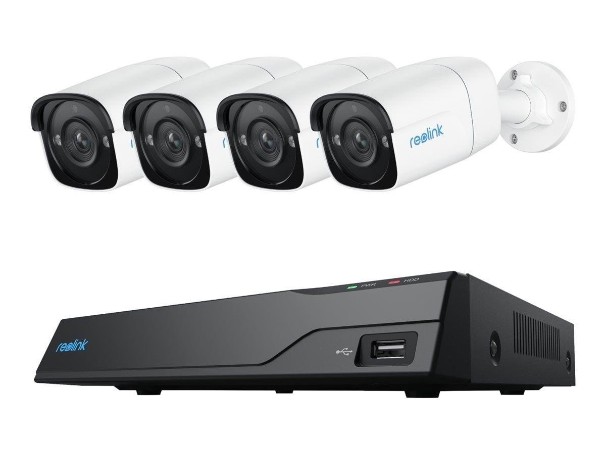 REOLINK NVS8-5MB4 PoE Overvågningssæt med 4x 5MP Bulletkamerær & 2TB NVR