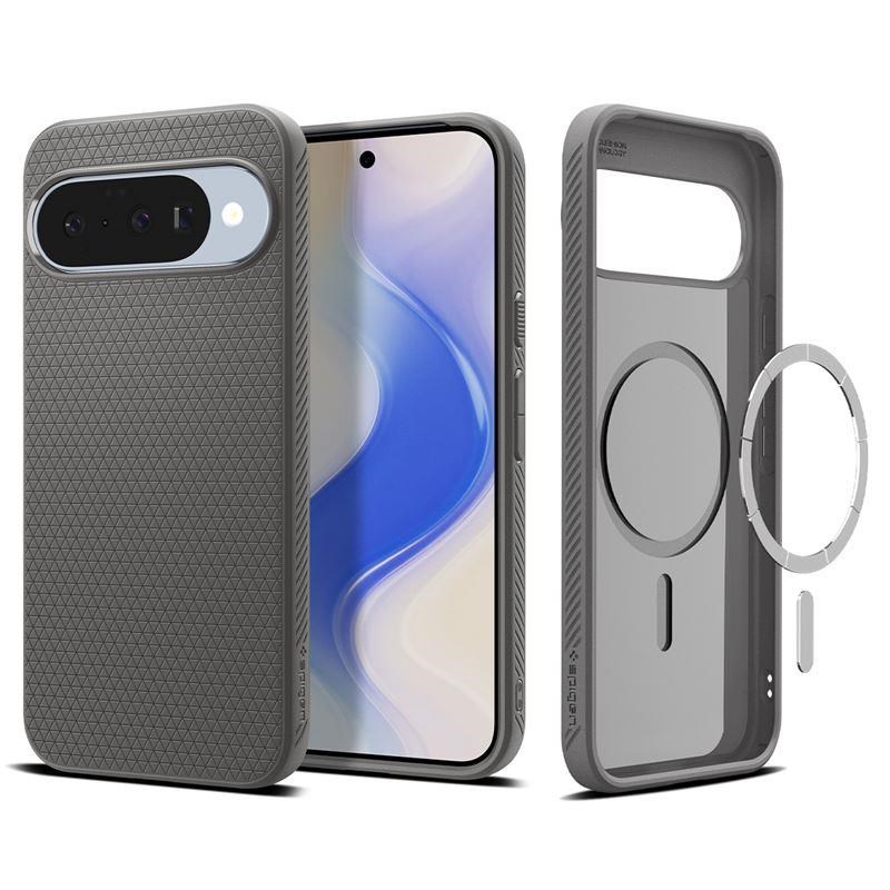 Spigen Liquid Air MagSafe marble gray - Google Pixel 10 Pro/Pixel 10 Mobilcover ACS09697