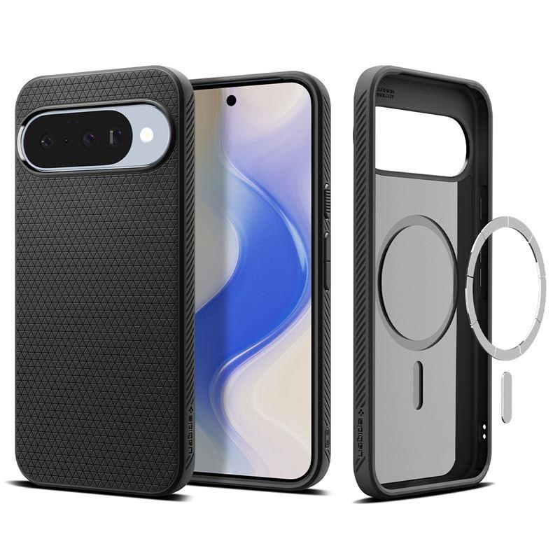 Spigen Liquid Air MagSafe - matte black - Google Pixel 10 Pro/Pixel 10 Mobilcover ACS09695