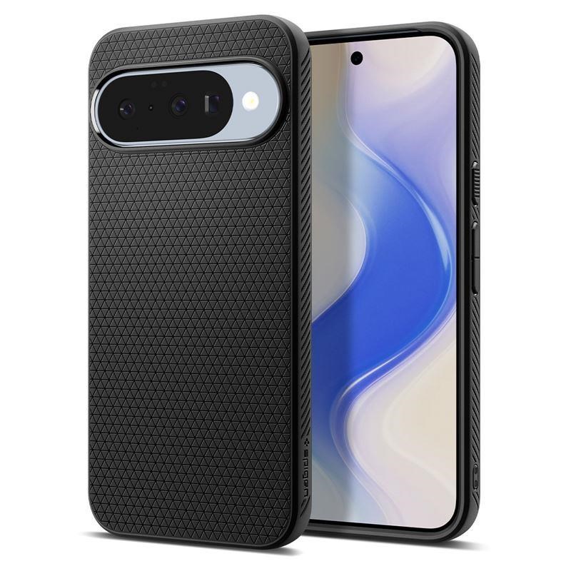 Spigen Liquid Air - matte black - Google Pixel 10 Pro/Pixel 10 Mobilcover ACS09714