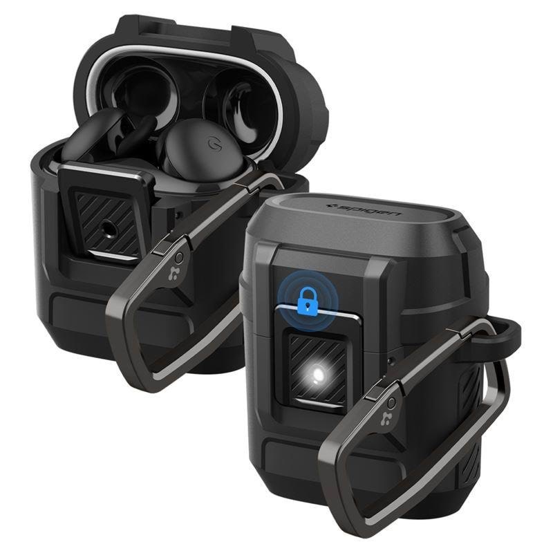 Spigen Lock Fit - matte black - Google Pixel Buds 2a Mobil Tilbehør ACS09481