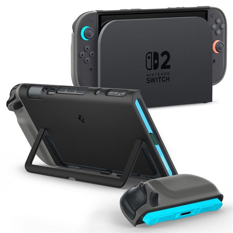 Spigen Nano Pop - black sesame - Nintendo Switch 2 - Miscellaneous Tilbehør til spillekonsol - Nintendo Switch 2 Spil Tilbehør ACS10206
