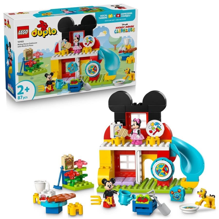 LEGO Disney 10465 Mickeys klubhus med Minnie og Pluto legetøj 2+ år