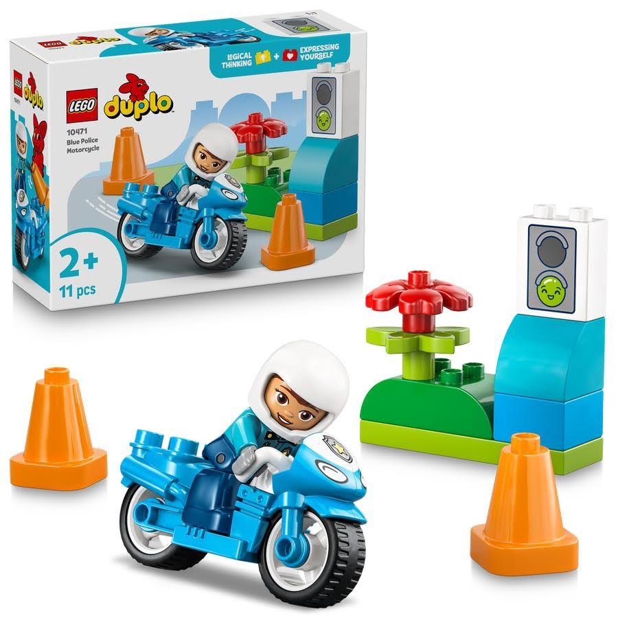 LEGO DUPLO 10471 Blå politimotorcykel