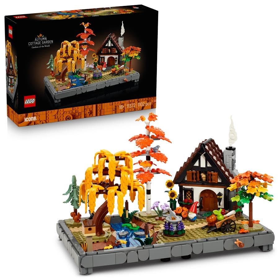 LEGO Icons 11372 Efterårshave og hytte