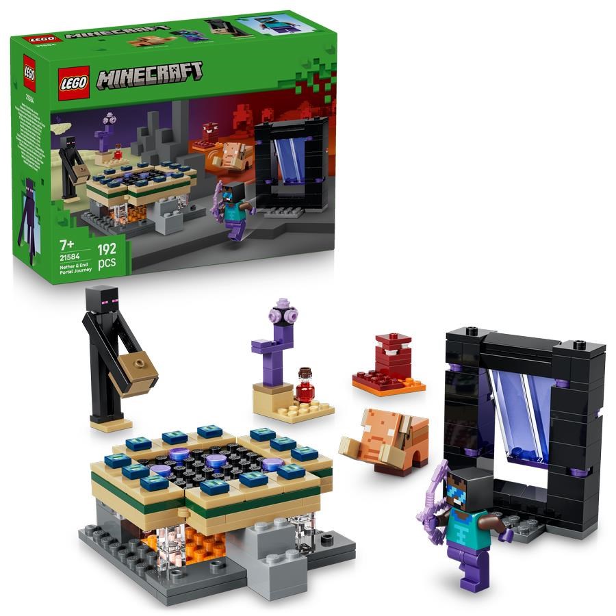 LEGO Minecraft 21584 Nether- og End-portalrejse byggesæt 7+ år