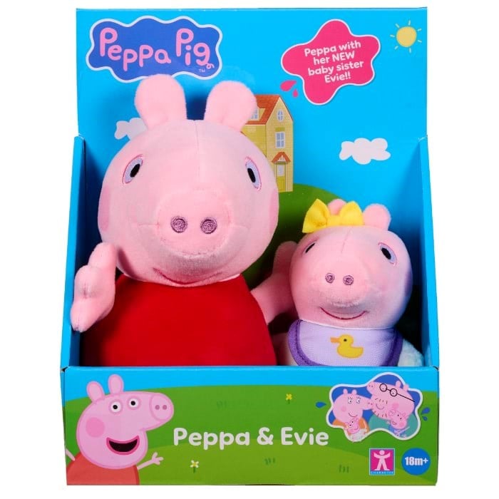 Peppa Pig 2pk Bamser 8422