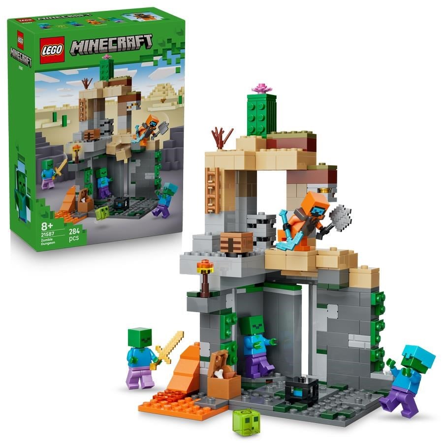LEGO Minecraft 21587 Zombie-fangekælder byggesæt 8+ år