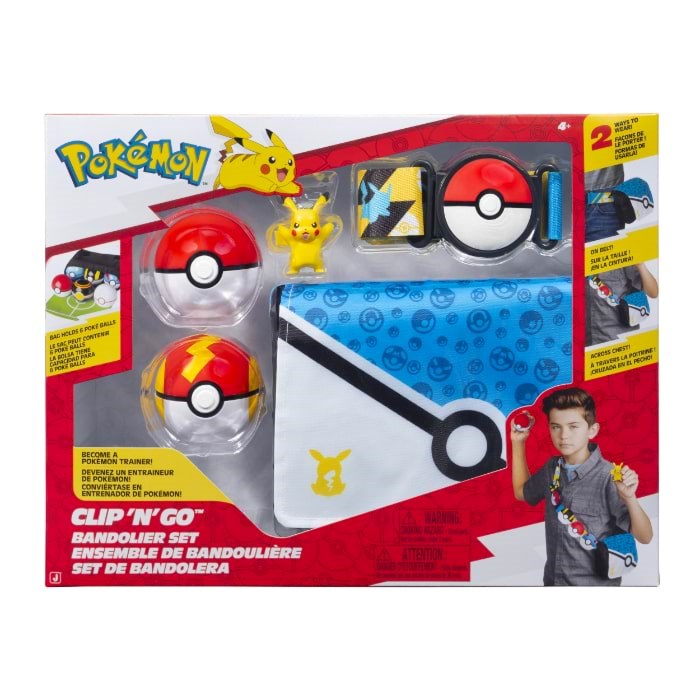 Pokemon Clip 'N' Go Pikachu Bandolier Sæt Pokemon PKW4171