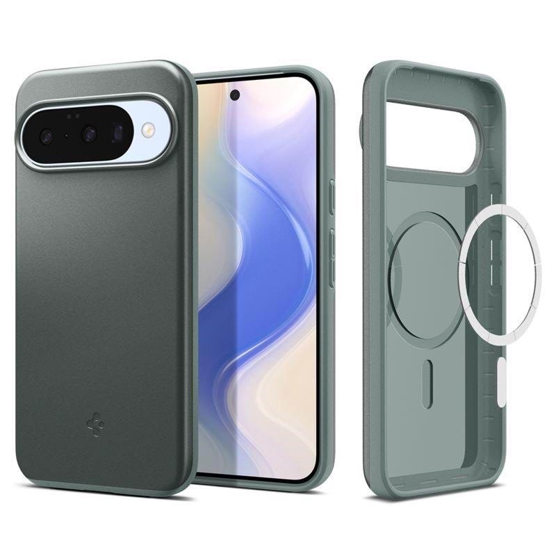 Spigen Thin Fit MagSafe - sage green - Google Pixel 10 Pro/Pixel 10 Mobilcover ACS09701