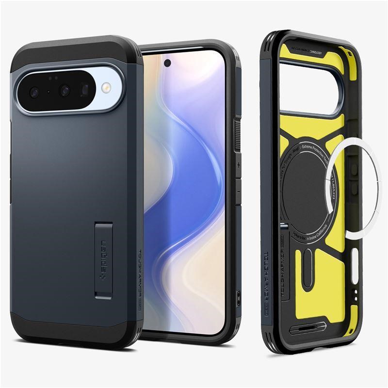 Spigen Tough Armor MagSafe - metal slate - Google Pixel 10 Pro/Pixel 10 Mobilcover ACS09706
