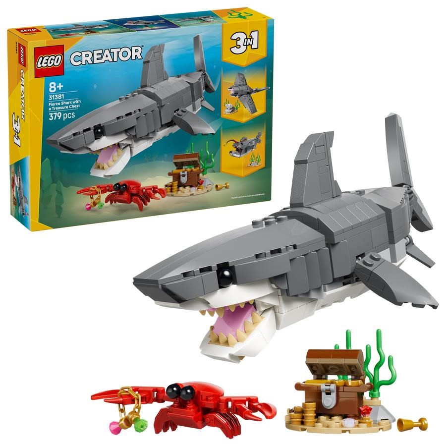 LEGO Creator 31381 Farlig haj med skattekiste