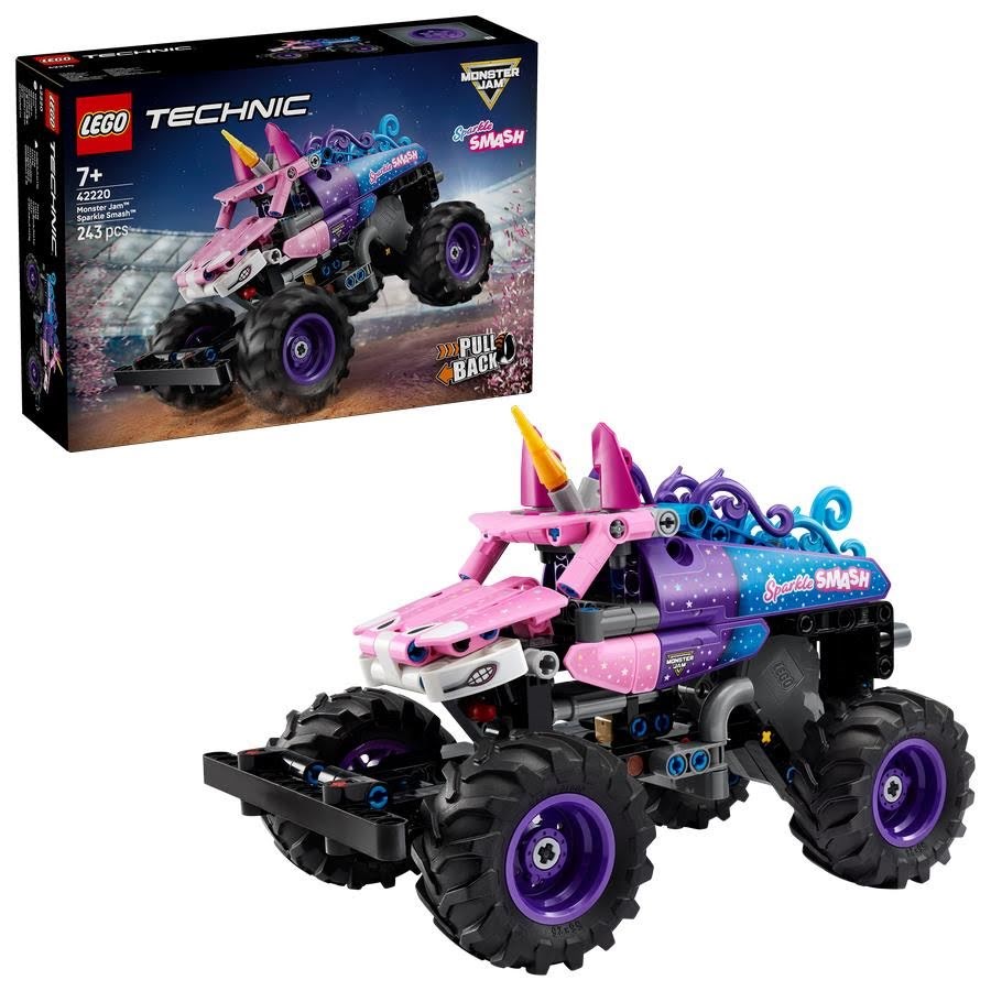 LEGO Technic 42220 Monster Jam Sparkle Smash pull-back