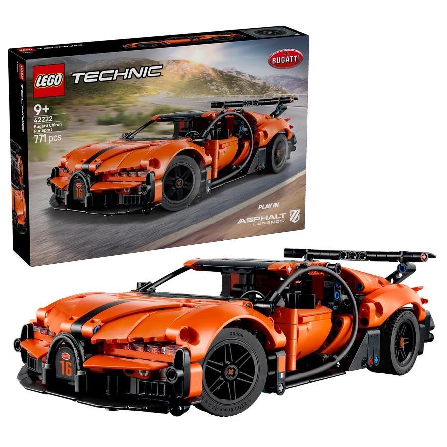 LEGO Technic 42222 Bugatti Chiron Pur Sport-hyperbil byggesæt 9+ år