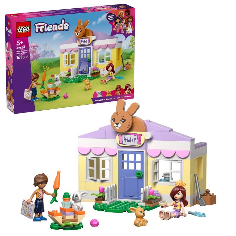 LEGO Friends 42679 Heartlake City kaninhotel legetøj 5+ år