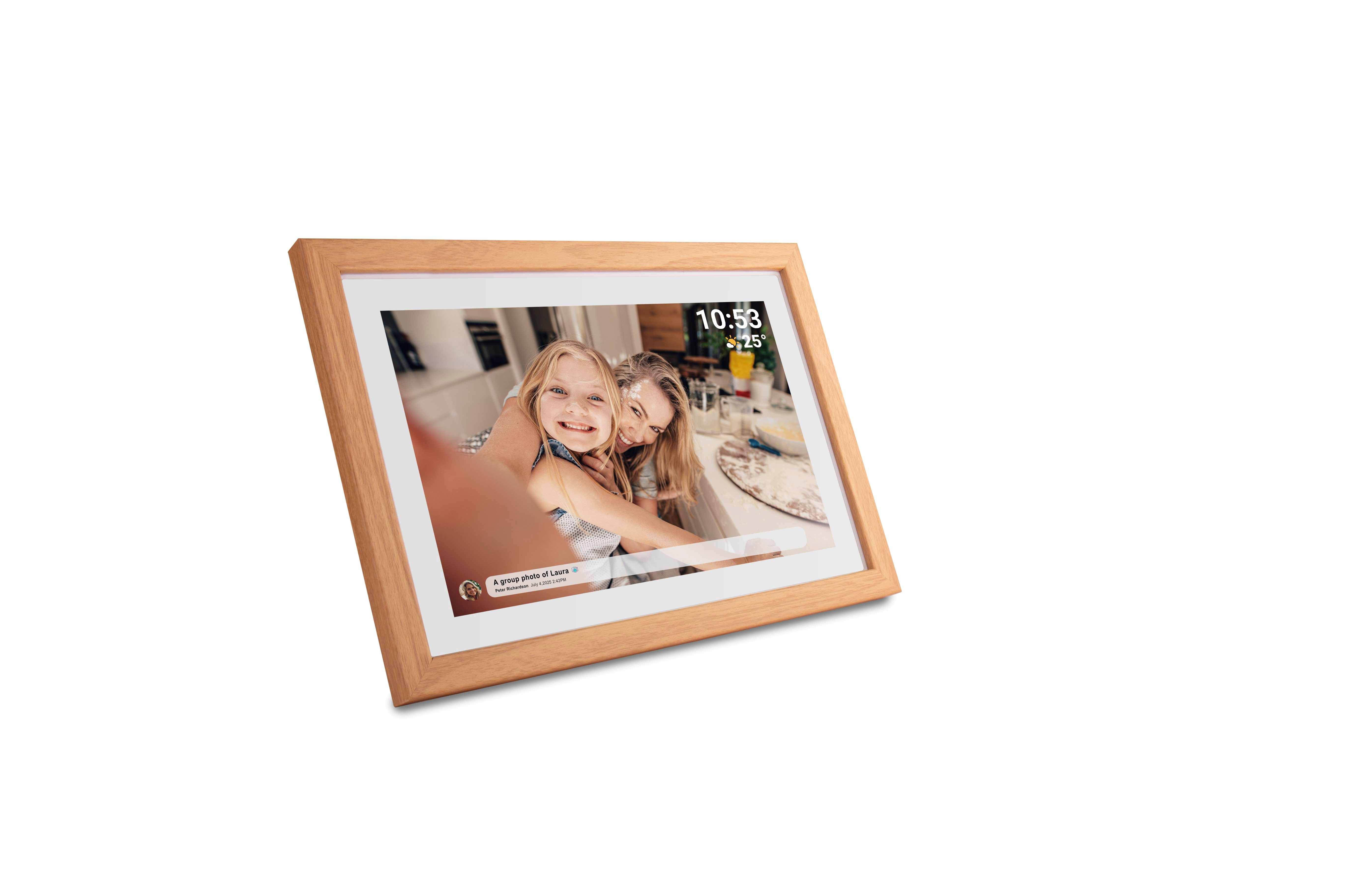 DENVER FRAMEO PFF-1040LW - Light Wood Digital Fotoramme