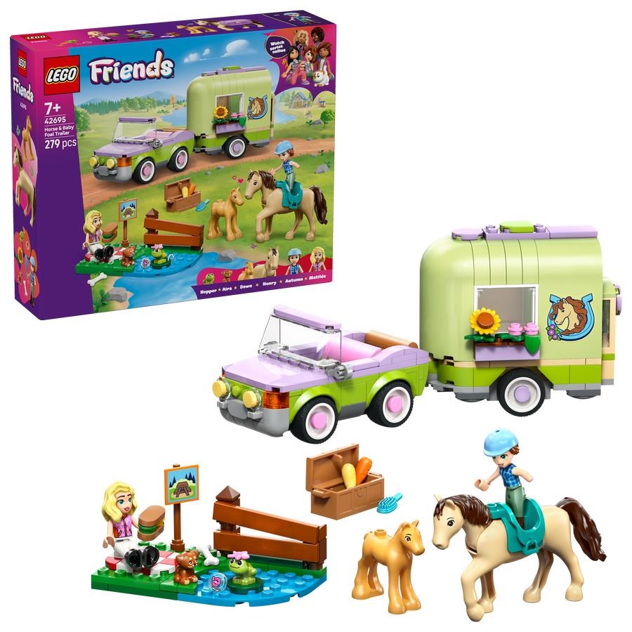 LEGO Friends 42695 Heste- og føltrailer