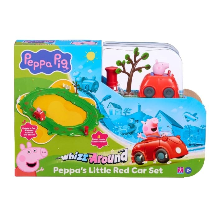 Peppa Pig PEPPA WHIZZ AROUND PEPPA RED CAR Legetøjsbil 08343