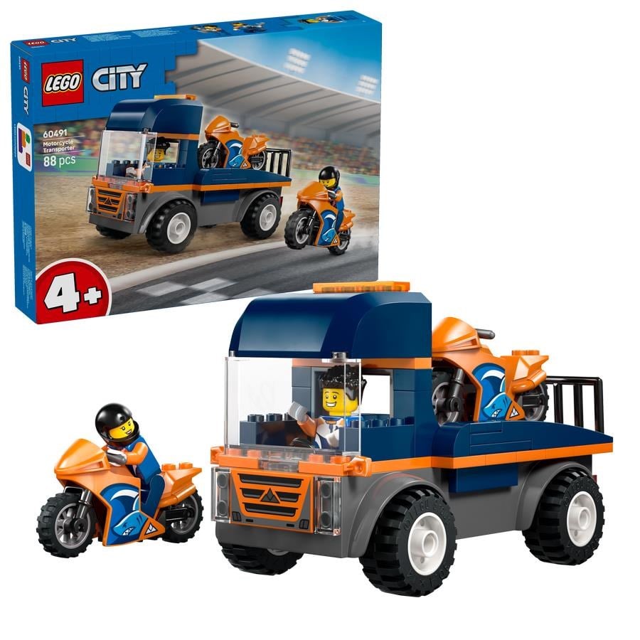 LEGO City 60491 Motorcykel-transporter