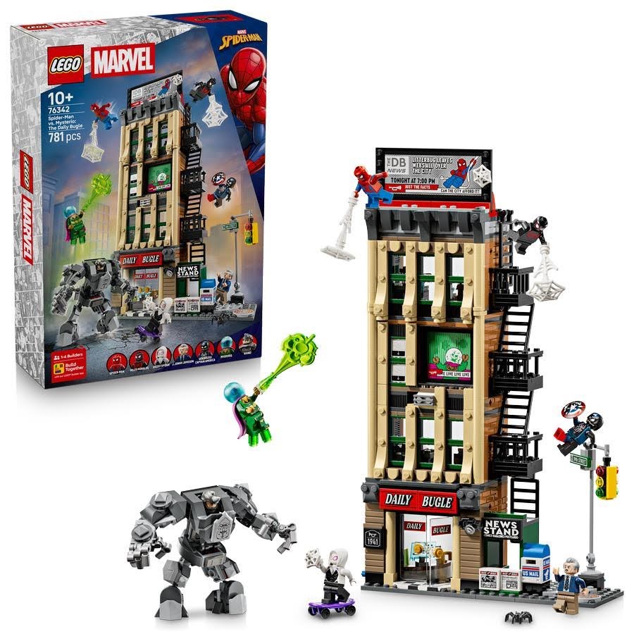 LEGO Marvel 76342 Spider-Man mod Mysterio: Daily Bugle