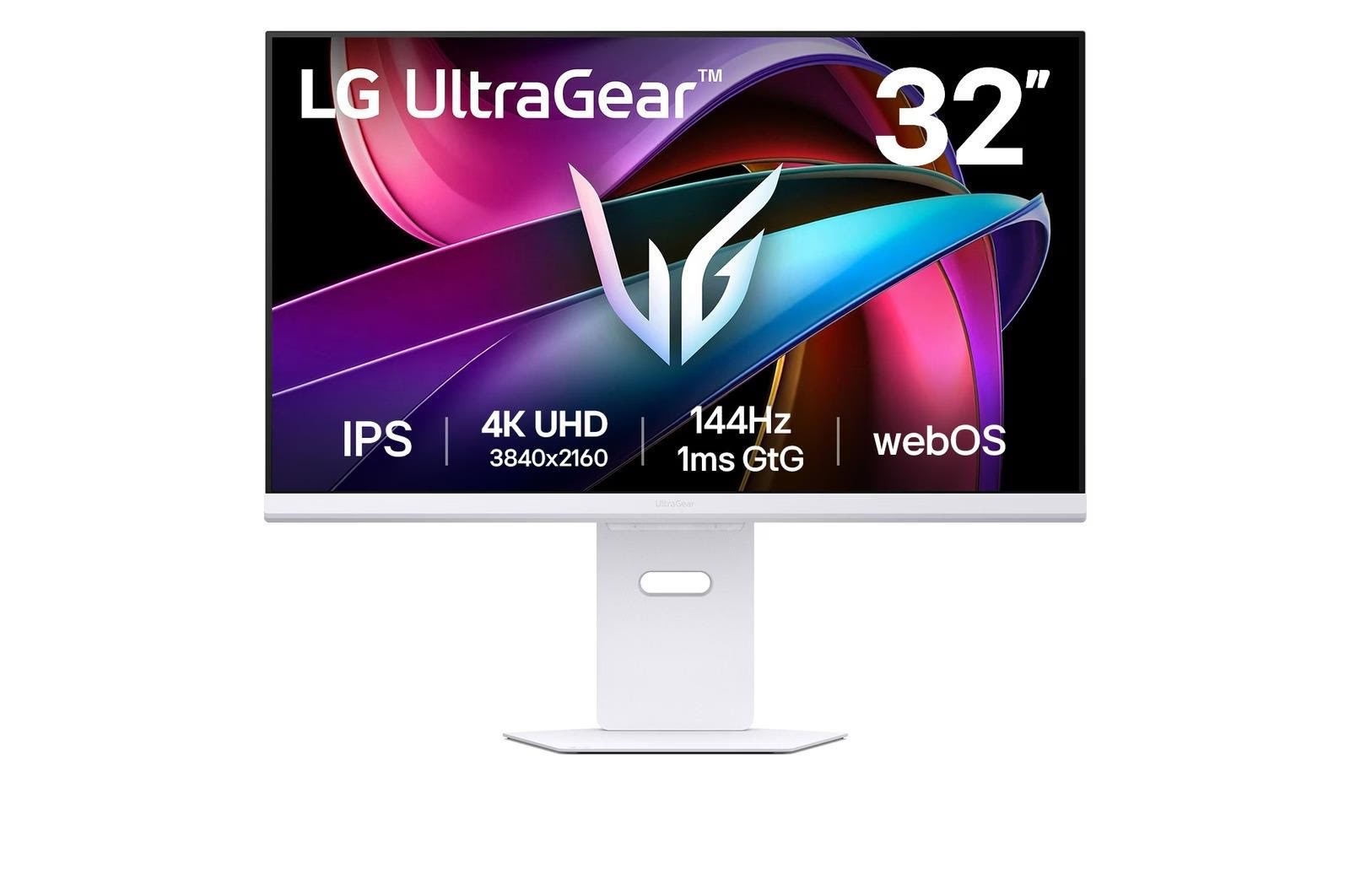 32" LG UltraGear 32G810SA-W - 3840x2160 (4K) - 144Hz - IPS Computerskærm White 32G810SA-W.AEU
